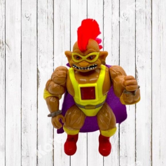 Vintage Stone Protectors Troll Chester the Wrestler Action Figure Cape 1992 - Picture 13 of 13